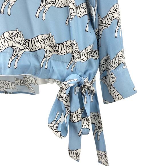 Herzen’s Angelegrnheit Tiger Silk Blouse 36‎ - Picture 5 of 10
